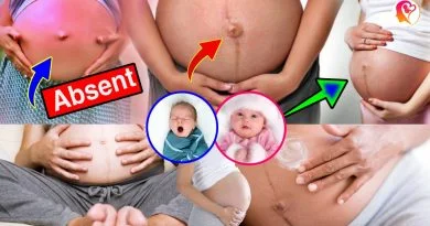 vertical line linea nigra on stomach and baby gender prediction