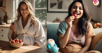 pregnancy me strawberry