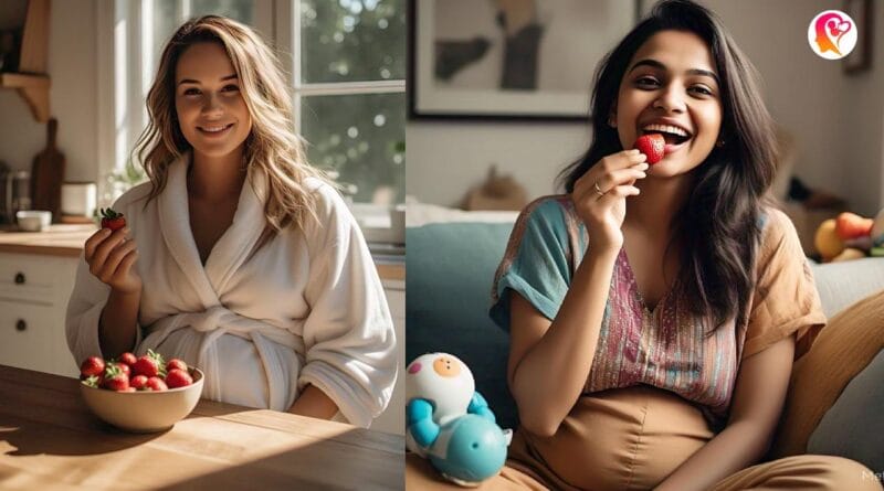 pregnancy me strawberry