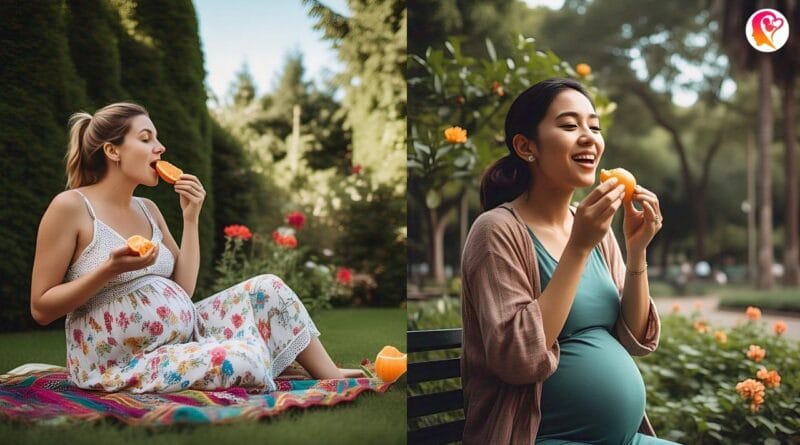 orange santre kinnow in pregnancy